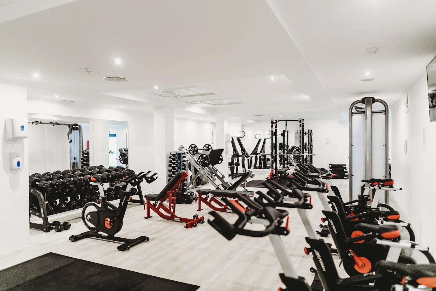 Commercial gym and hospitality equipment freight from Italy
